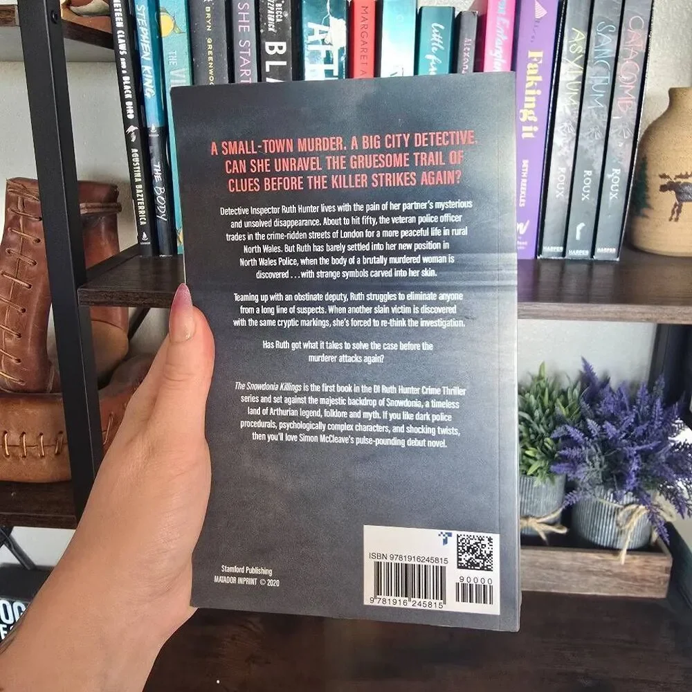 The Snowdonia Killings Simon McCleave Paperback Book True Crime Thriller Fiction